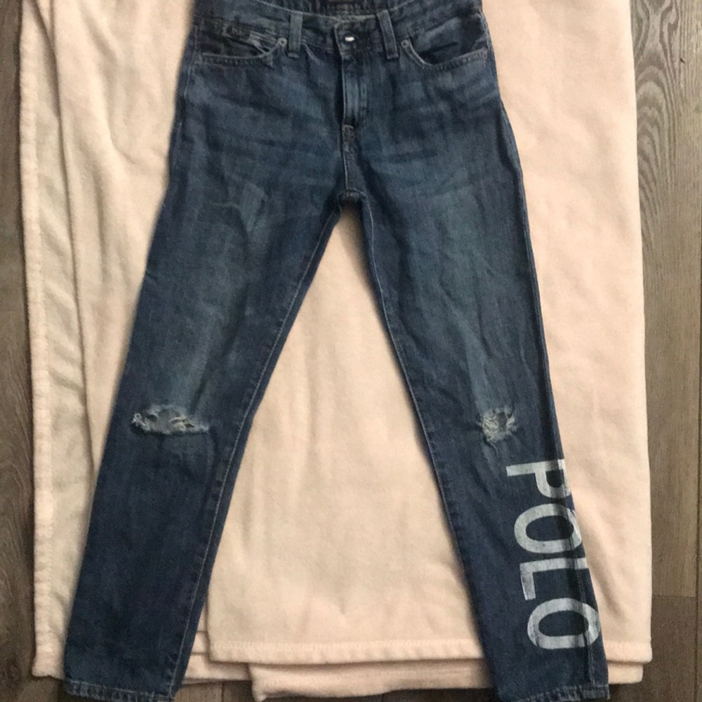 Girl’s Blue Polo Jeans (size 8/10)